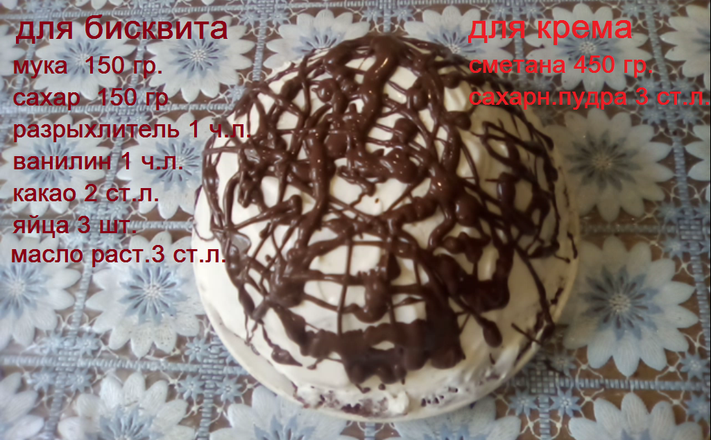 Торт Панчо технологическая карта