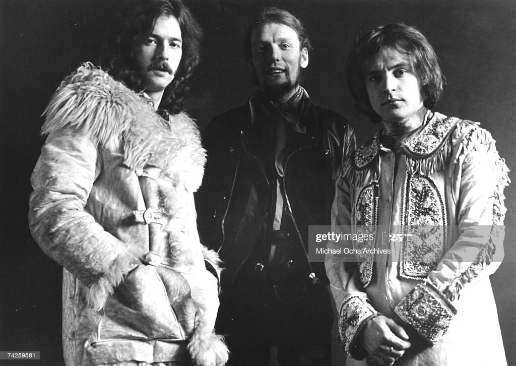 © Michael Ochs Archives | Getty Images. Легендарные музыканты Cream в 1968-м году.