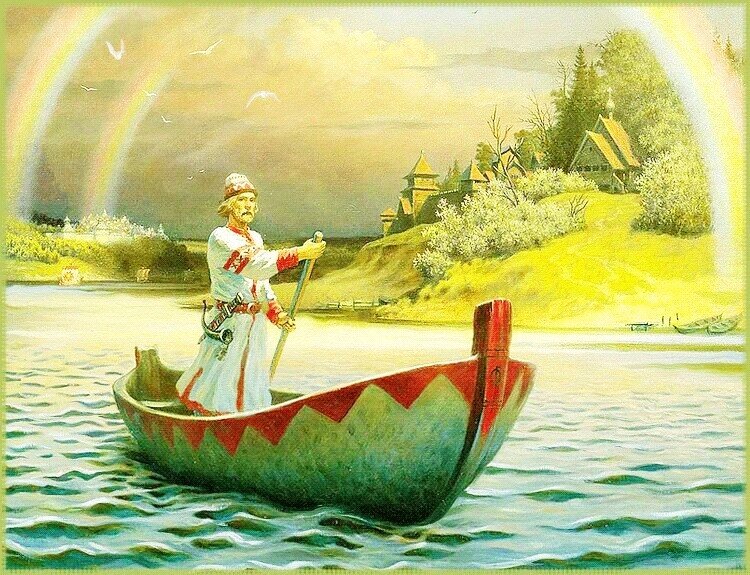 "Русь великая". Худ. Б. Ольшанский.
