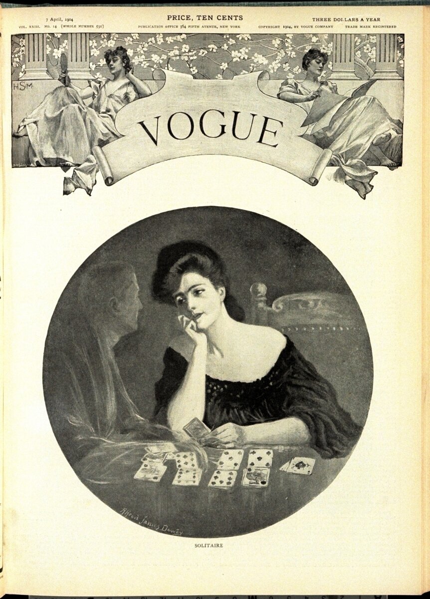 Обложка Vogue, 1904 год