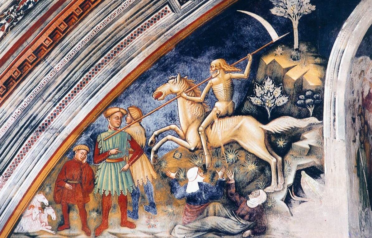 фрагмент фрески Апокалипсис. Galatina,_Chiesa_di_Santa_Caterina_d'Alessandria 1419-35 