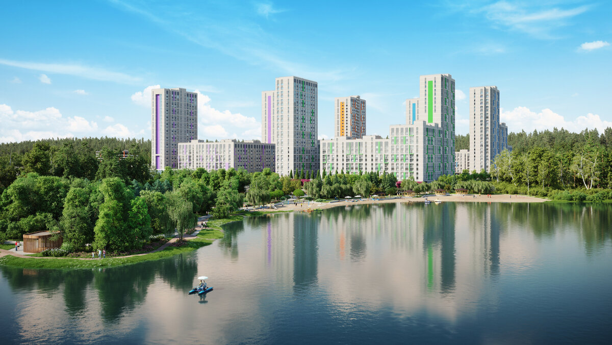 Благоустройство жилого квартала River Park: собственные парк и набережная