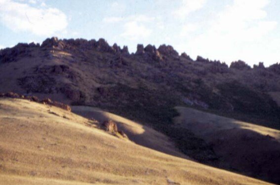 Общий вид горы. по Эрдэнэбат 2009