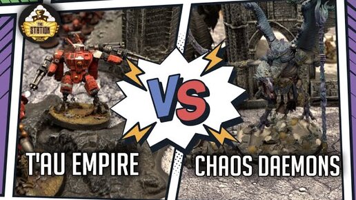 CHAOS DAEMONS vs T'AU EMPIRE I Battlerport 2000pts I Warhammer 40000