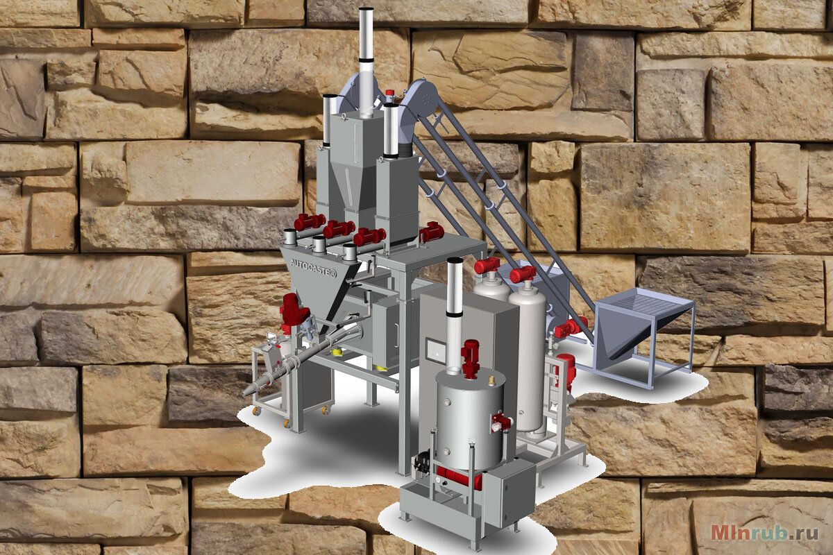 Производство декоративного камня на основе портландцемента