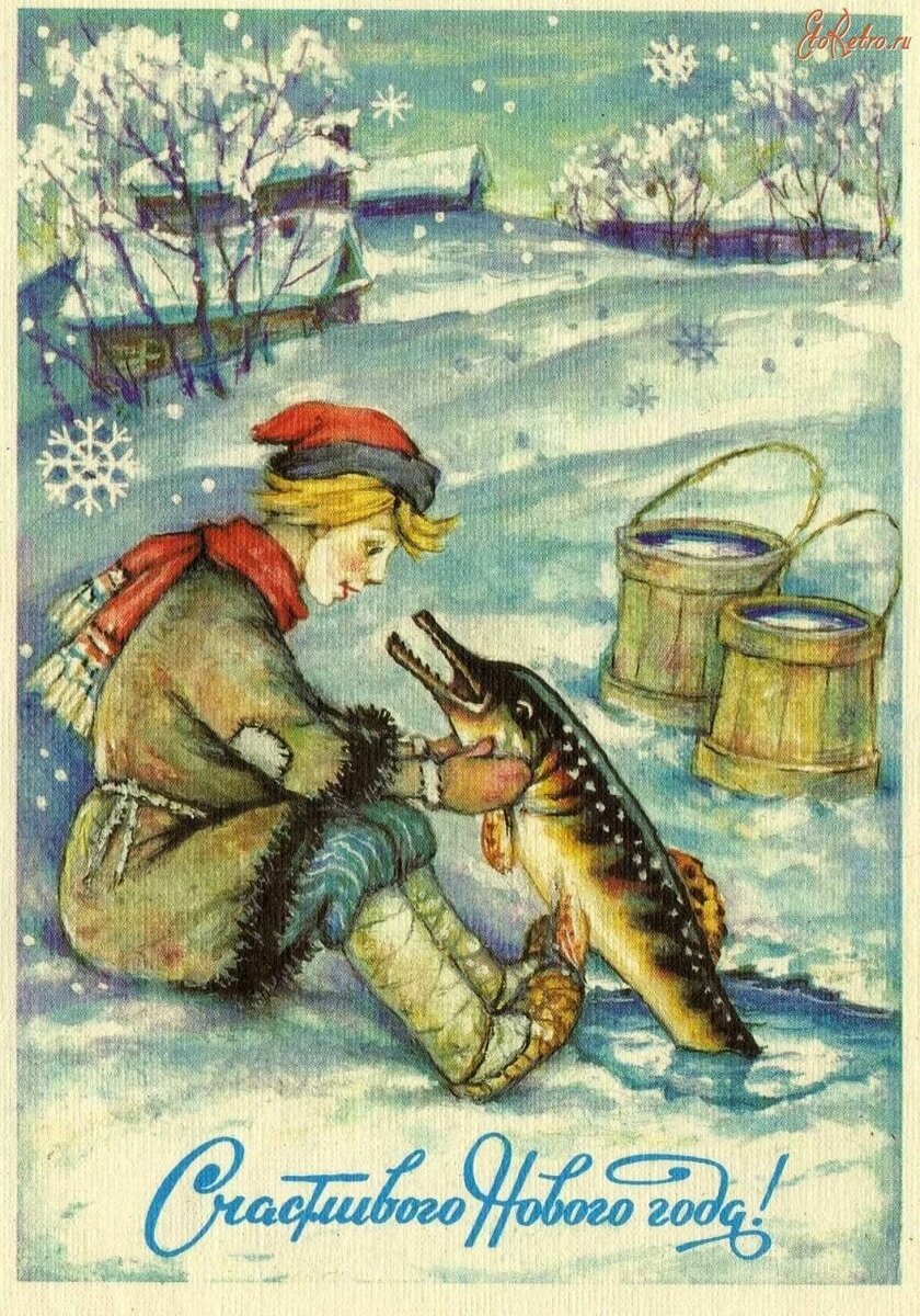 Емеля со щукой картинка