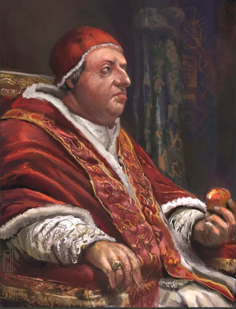 Портрет папы Александра 6 Борджиа