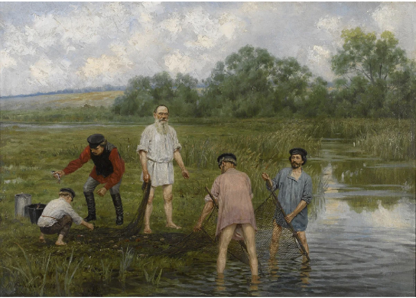 Наргиз Бунин. Рыбная ловля. 1903 г.