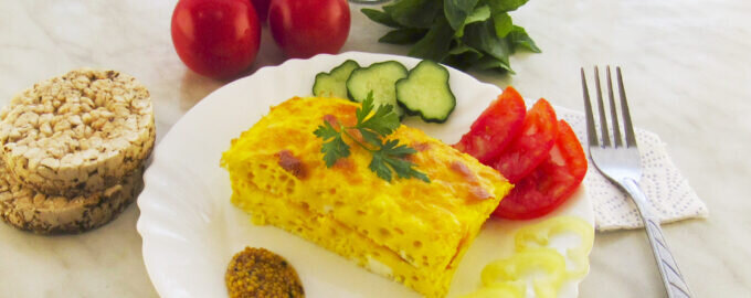 Омлет в духовке