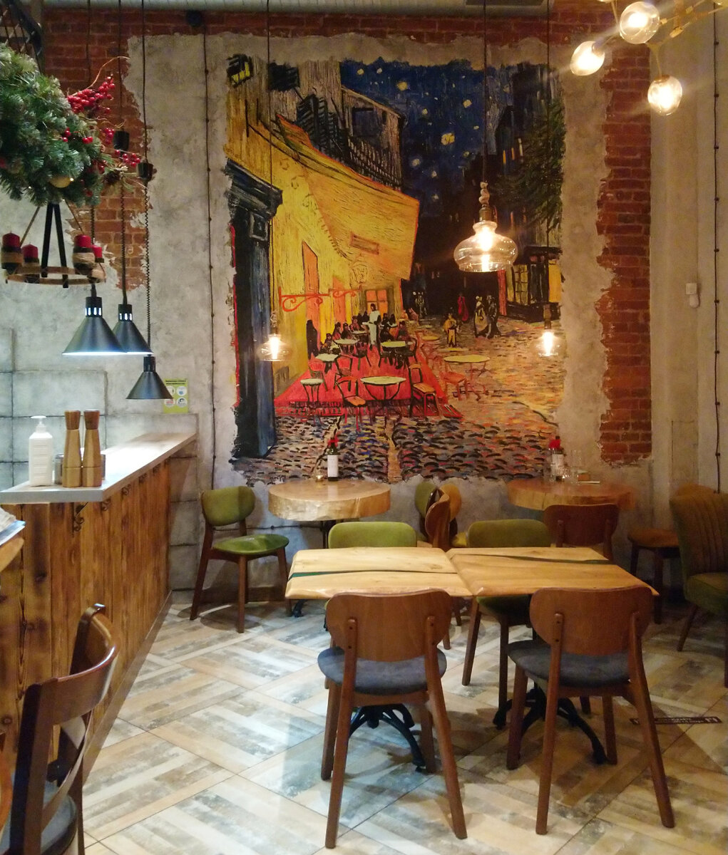 Ресторан "Wine Gogh" / "Вайн Гог", Санкт-Петербург: бронирование, цены, меню, ад