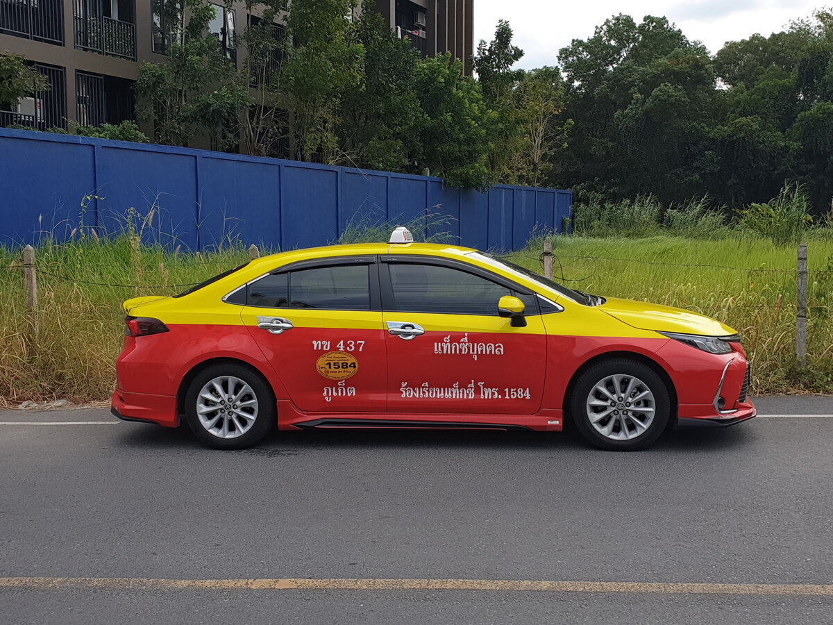Такси на Пхукете: приложения, цены, как заказать трансфер из аэропорта Пхукета заранее