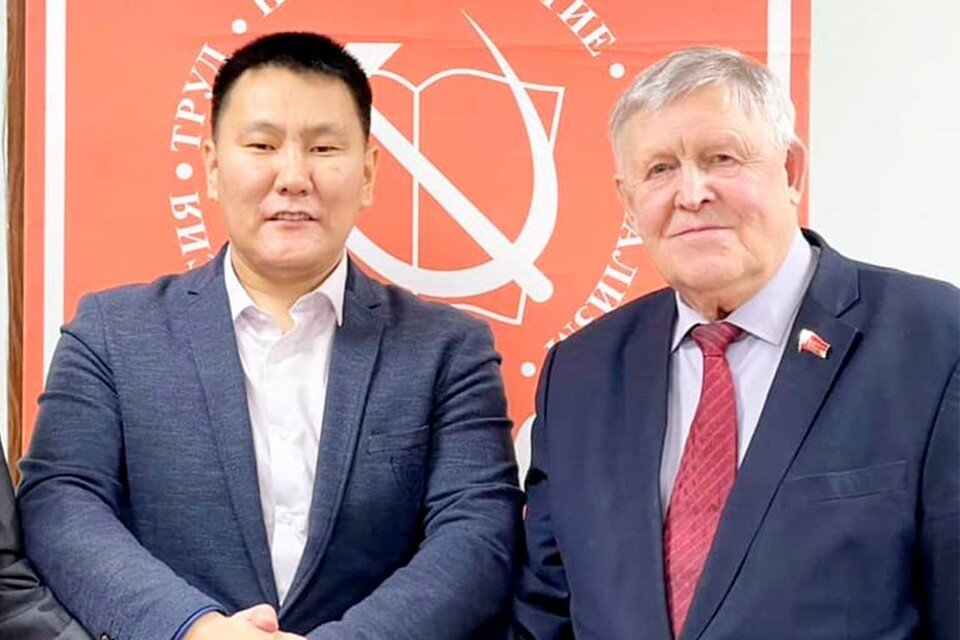     Савва Михайлов и Виктор Губарев. Фото: пресс-служба КПРФ
