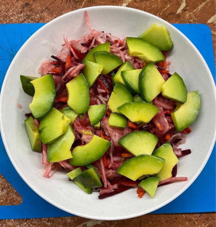 Салат, сделанный собственными ручками. Фото автора