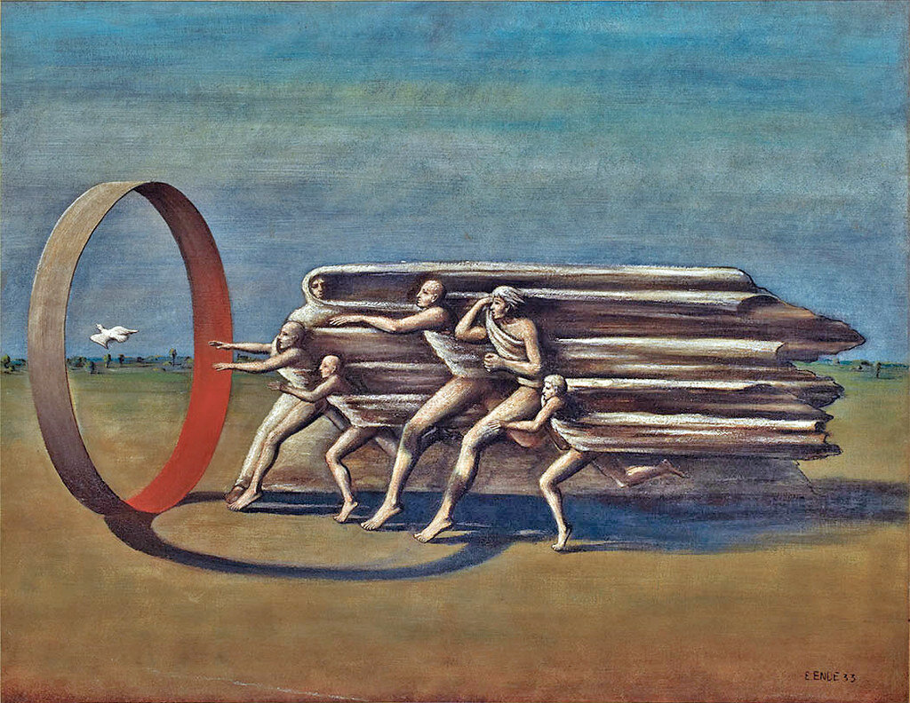 Шахматы 1944 Макс Эрнст