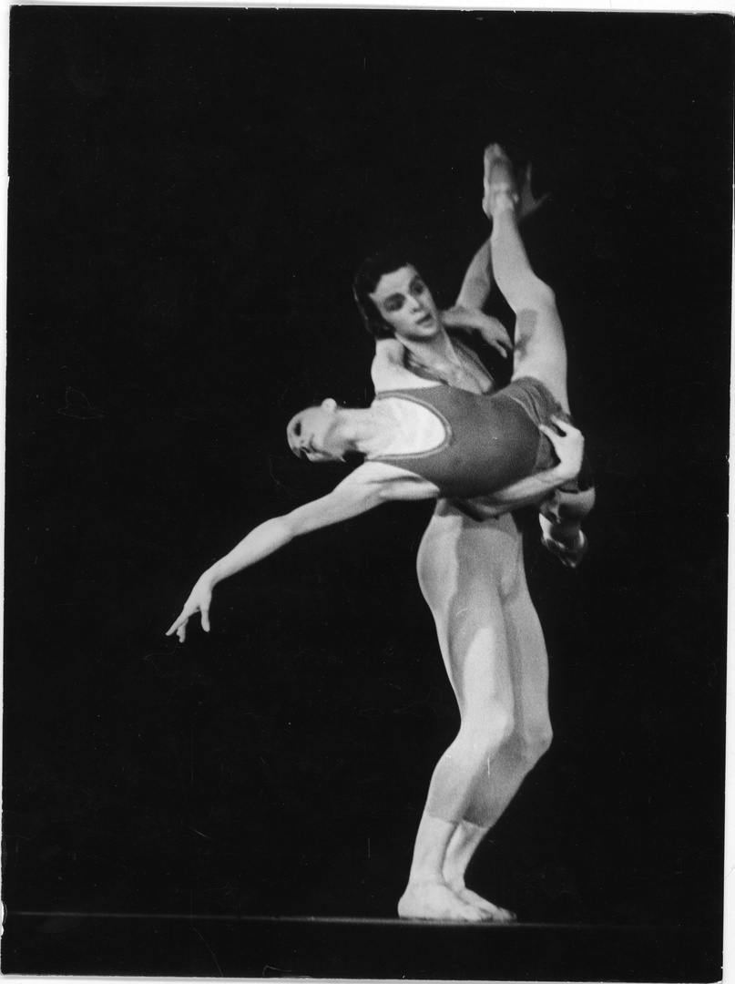 Валентина Морозова и Юрий Шипилло в спектакле «Вечное движение», 1979 г.