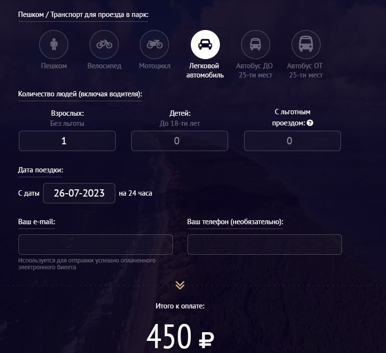 Оплата на сайте выглядит именно так. 