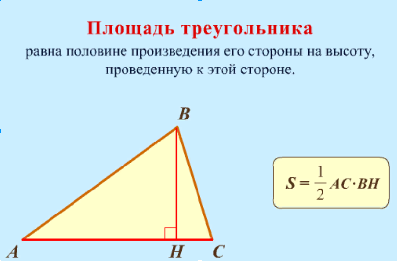 Площадь треугольника 9 12 15