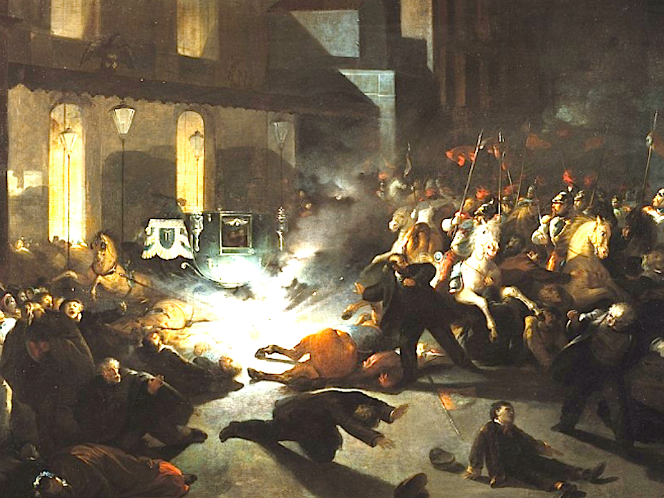 Иллюстрация покушения