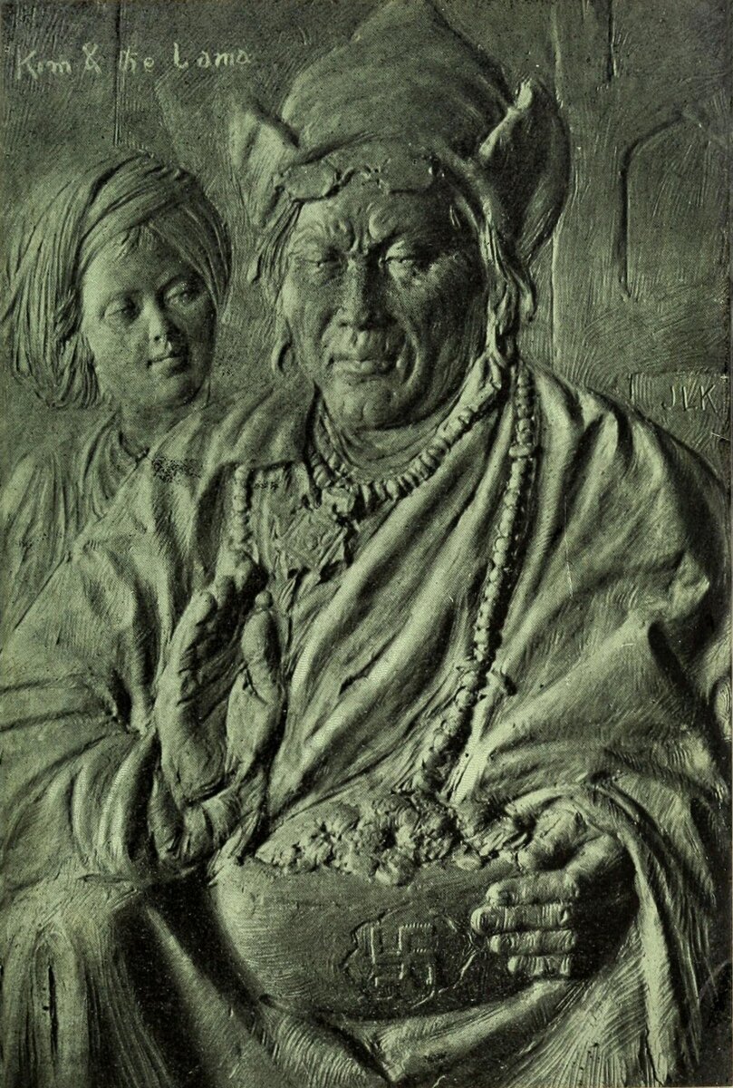 «Ким  и лама» Дж. Л. Киплинга, 1901. 