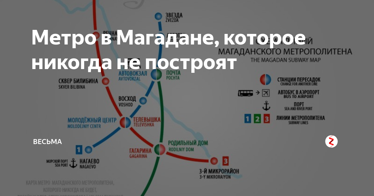 Метро владивосток схема