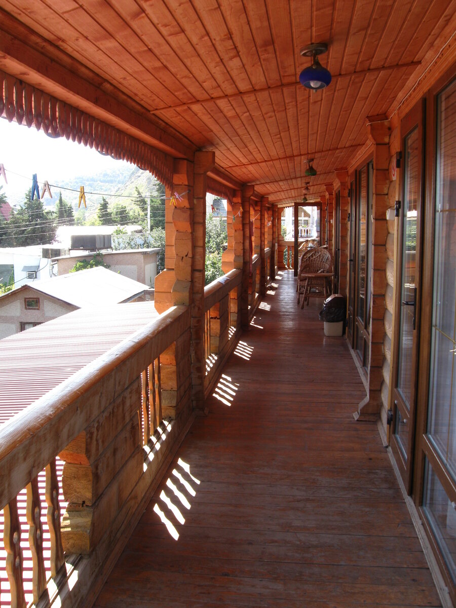 открытый балкон