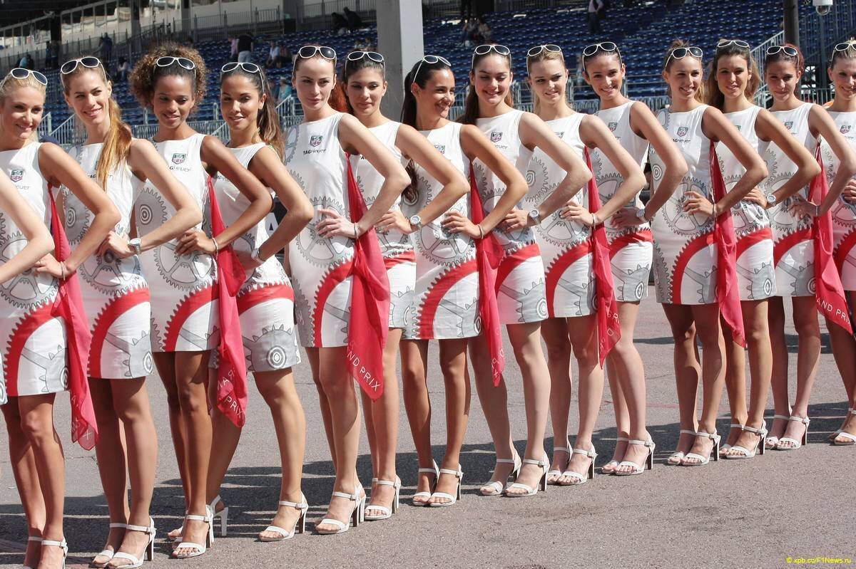 Grid-girls с ГП Монако