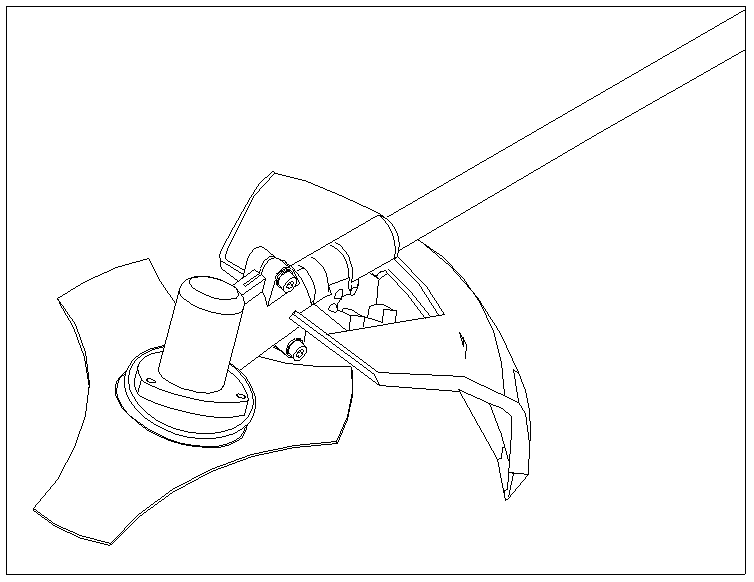 Установка защитного кожуха на бензиновый триммер Gardenlux GTG52-2. Tyukin Garden. 