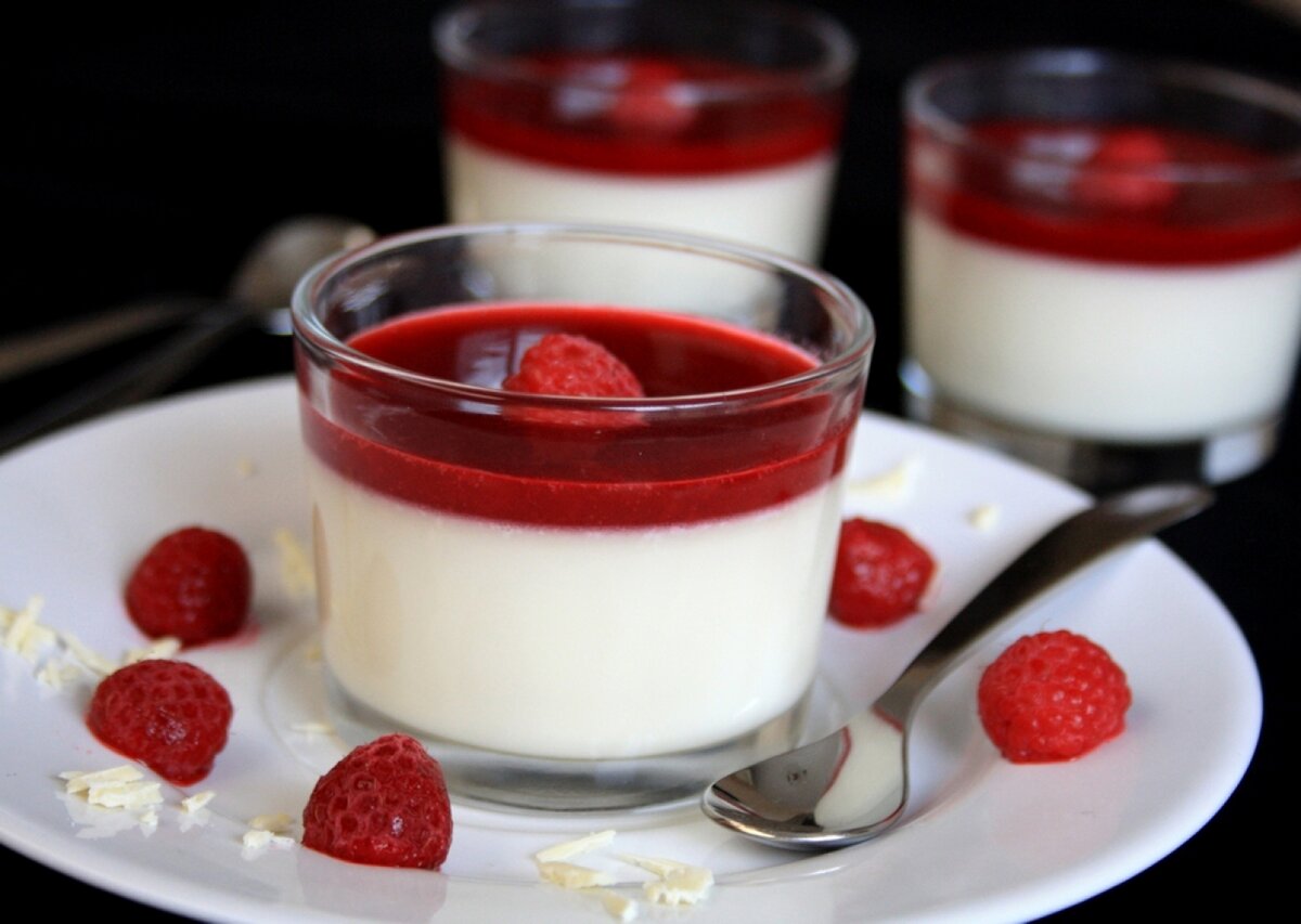 Итальянская panna Cotta