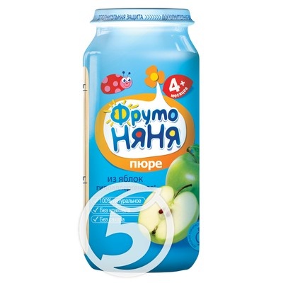 Состав: пюре из яблок, антиокислитель - аскорбиновая кислота. Без сахара. Содержит сахара природного происхождения.