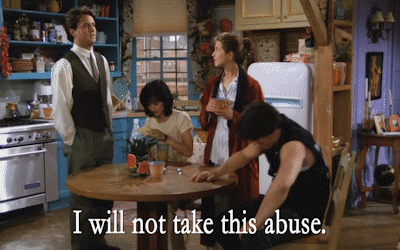 Я не буду терпеть эти оскорбления. 