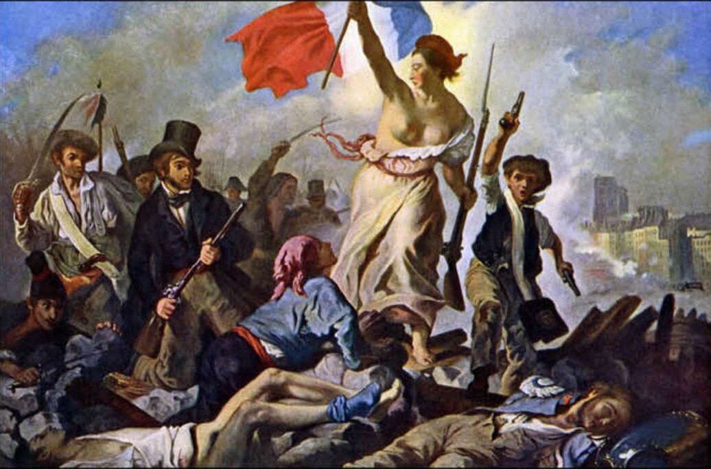 Эжен де Лакруа "Свобода, ведущая народ" "La Liberté guidant le peuple"