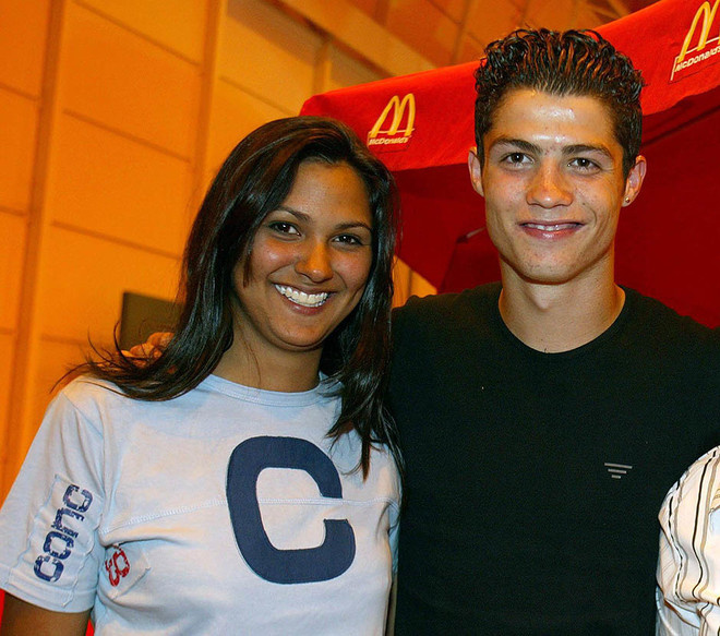 молодой Криштиану и  Жордана