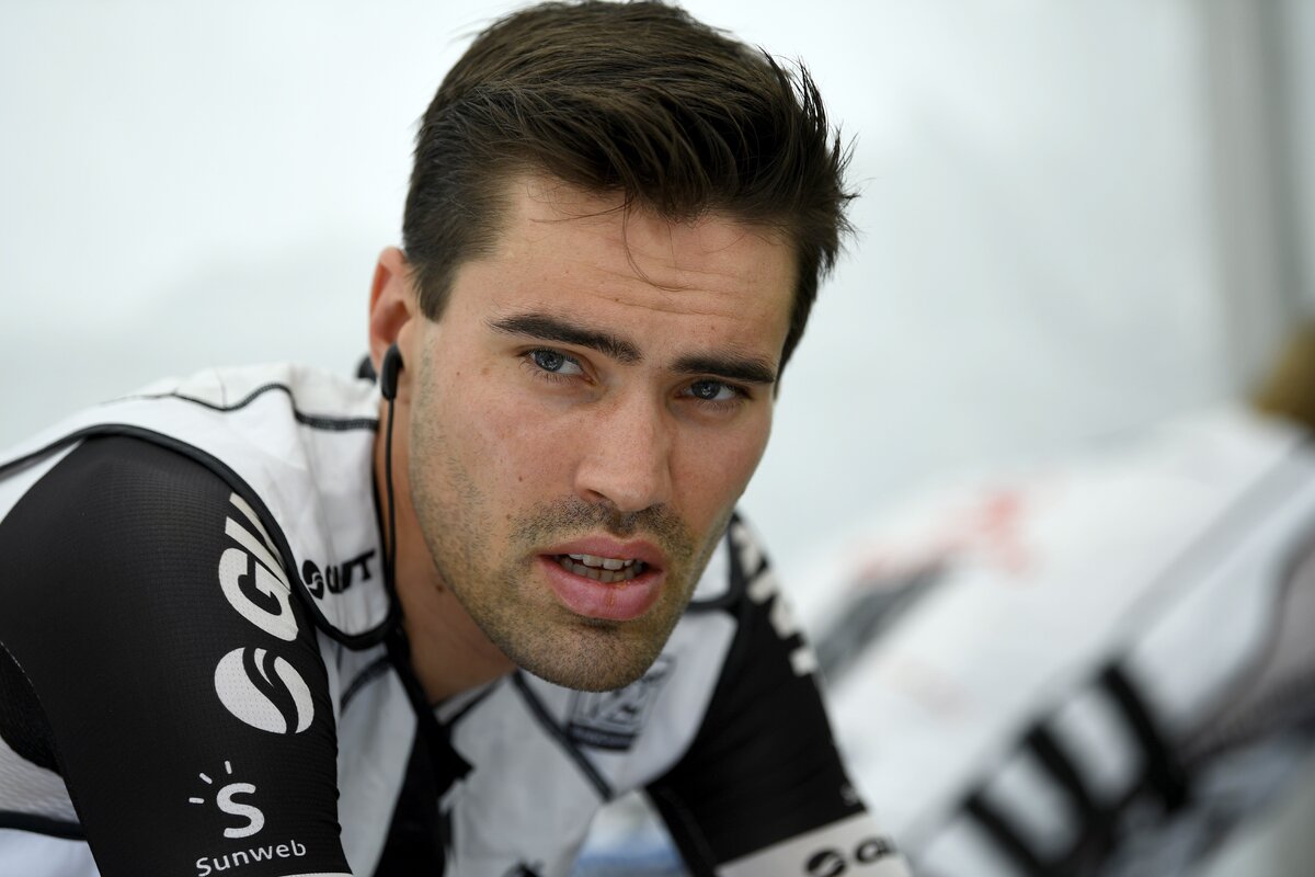 Том Дюмулен / Saint-Lary-Soulan — France — wielrennen — cycling — cyclisme — radsport — DUMOULIN Tom (NED) of Team Sunweb pictured during the 105th Tour de France — stage — 17 from Bagnres-de-Luchon to Saint-Lary-Soulan — 65KM — photo VK/PN/Cor Vos © 2018