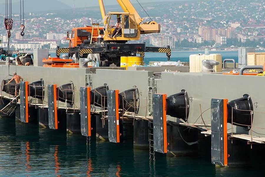 Плавучие причалы ВМФ