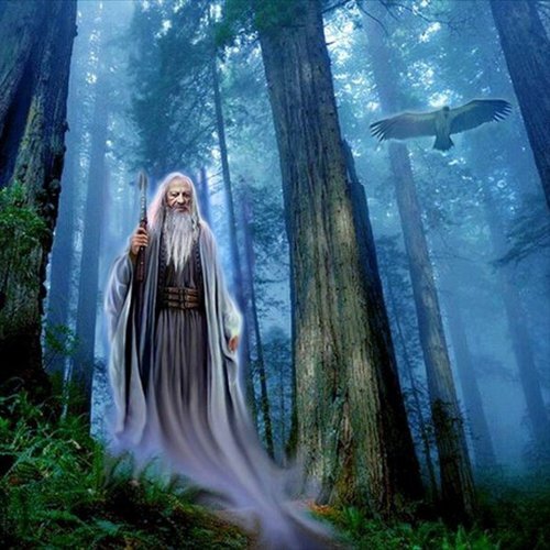 Кельтский друид почему-то похож на Гендальфа 