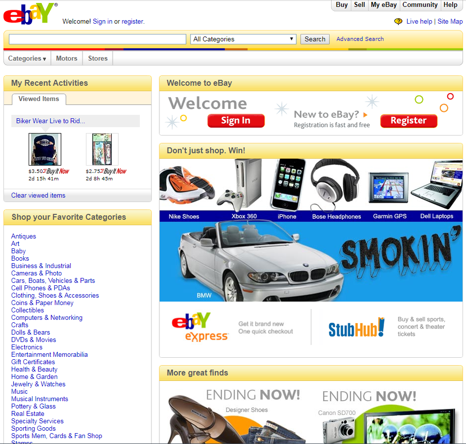 eBay 2008