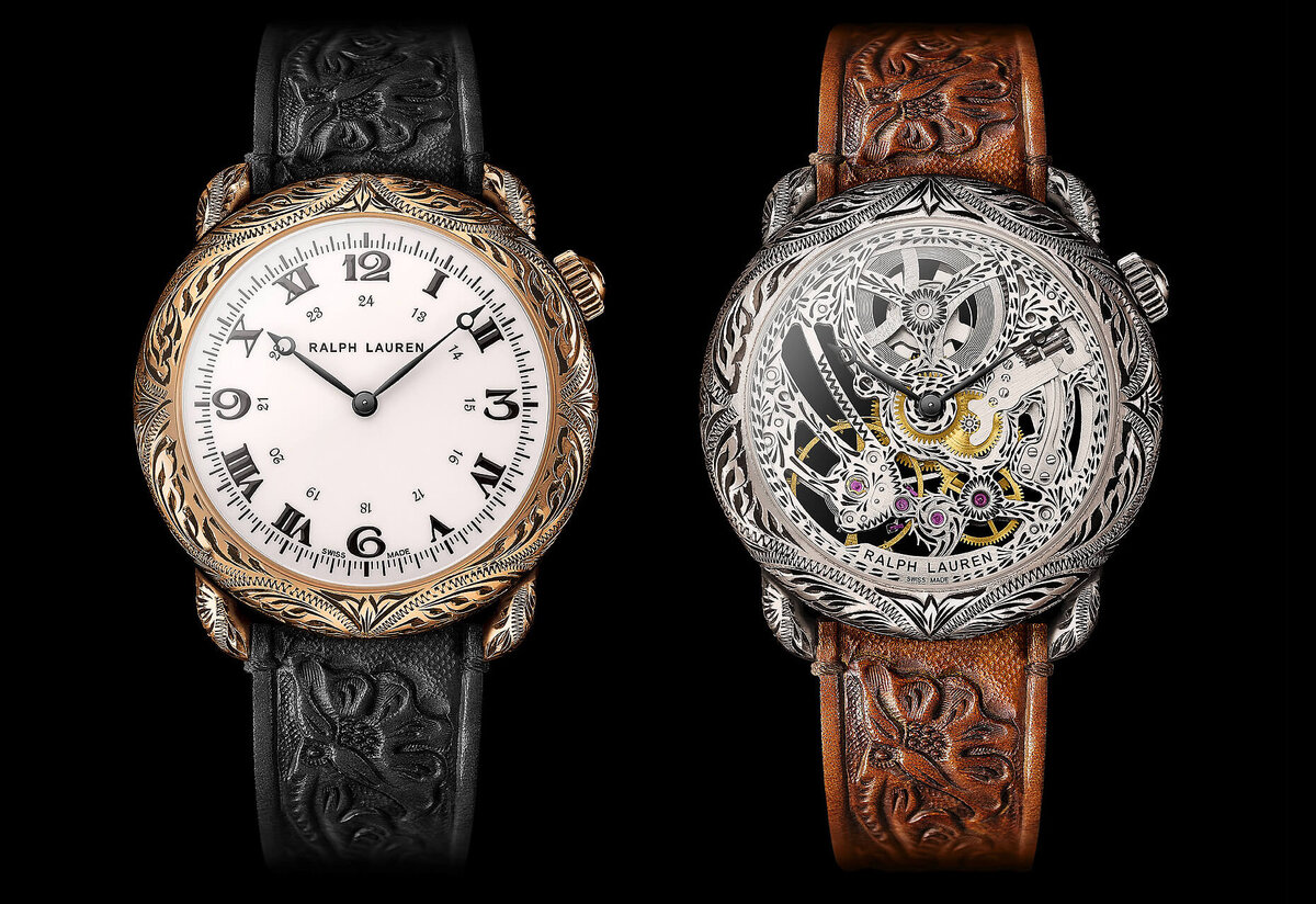 Ralph Lauren RL Western Round Rose Gold (Ref. RLR0911701), Ralph Lauren RL Western Round Skeleton Sterling Silver (Ref. RLR0919702)