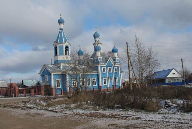 Деревянная церковь Преображения господня