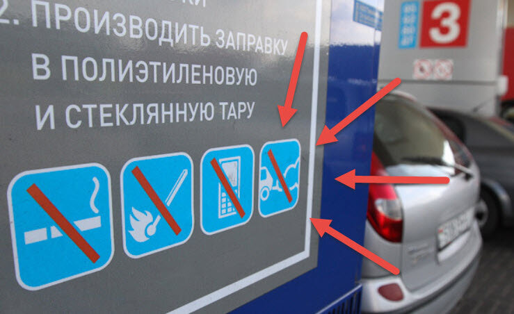 Инструкция по заправке авто