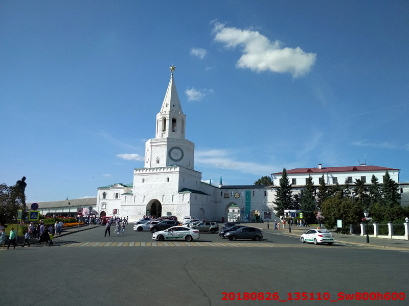 Спасская башня. Построена во 2 пол. XVI века