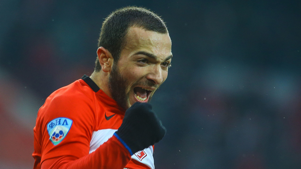 Георгий Мелкадзе, сумевший забить гол уже на 3-й минуте матча