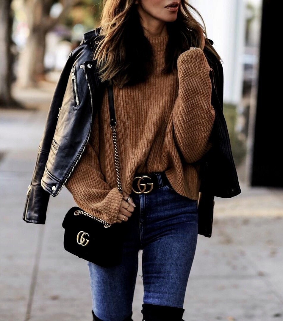 Как носить oversize свитер, чтобы Выглядеть интереснее!