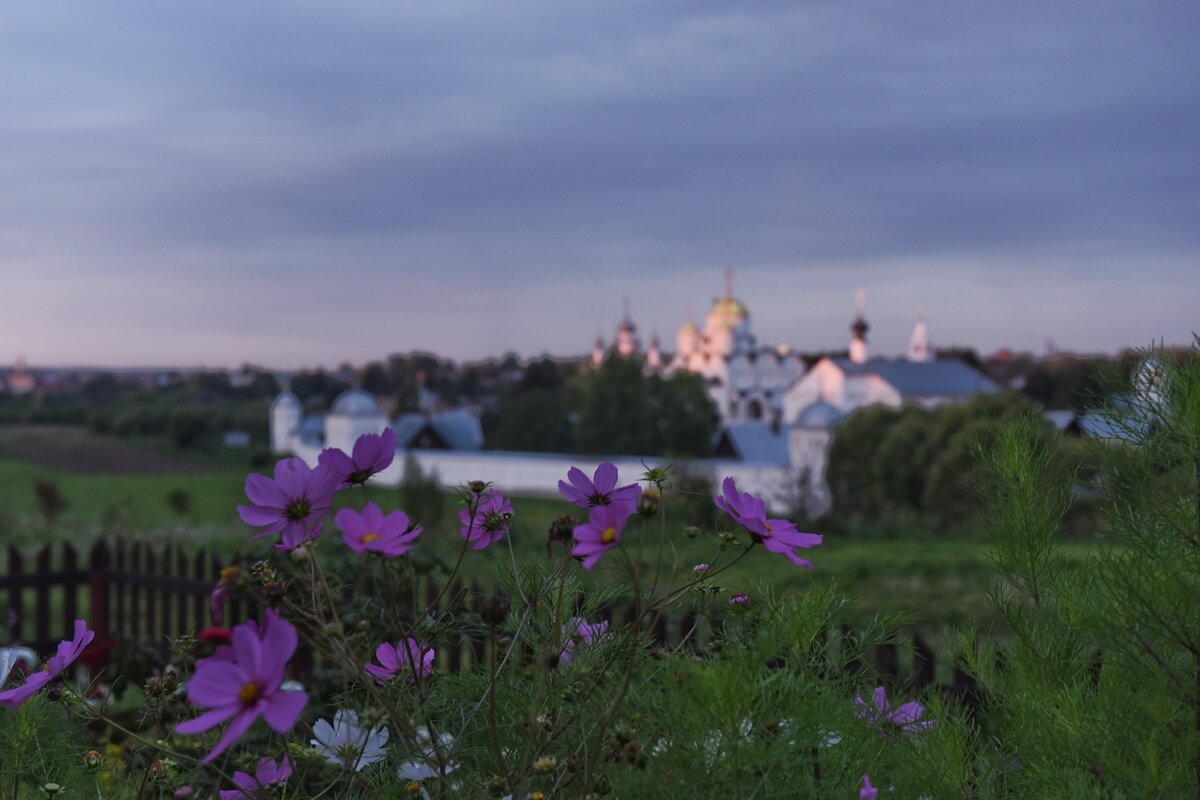 Суздаль церкви закат