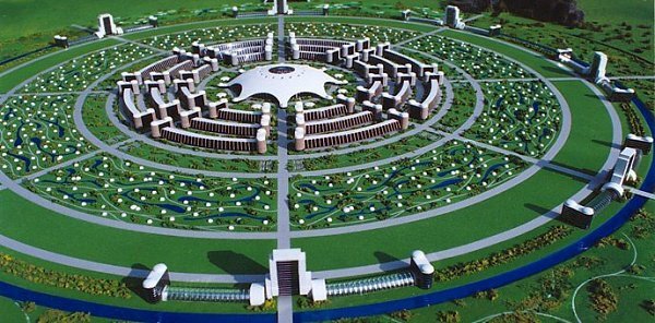  модель города из проекта "Венера" Жака Фреско