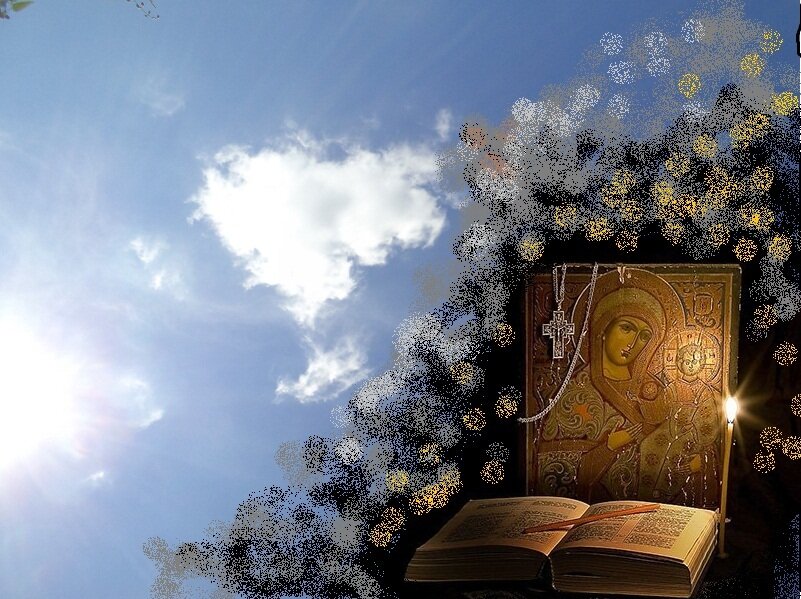 … от сряща и беса полуденного.... (мой коллаж)