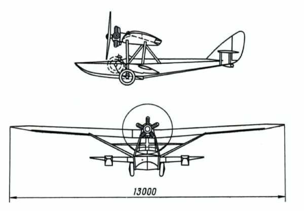 Гидросамолет ш 2 чертежи