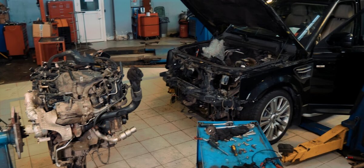 Бывает и такое :) Ремонт дизельного 306dt на RRS 