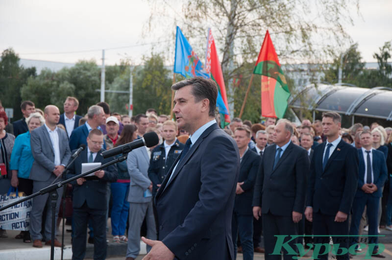 Председатель Витебского городского исполнительного комитета Вадим Зарянкин. Фото Анастасии Вереск
