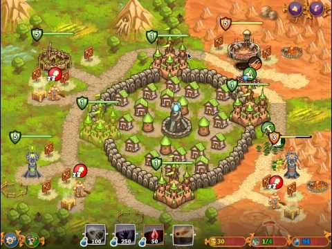 Финальная миссия. Разницы как таковой нет. при захвате стенных замков часть домов меняется под фракцию