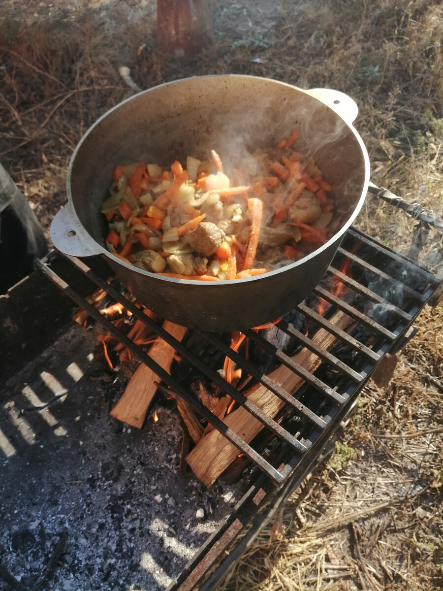 Готовим плов.